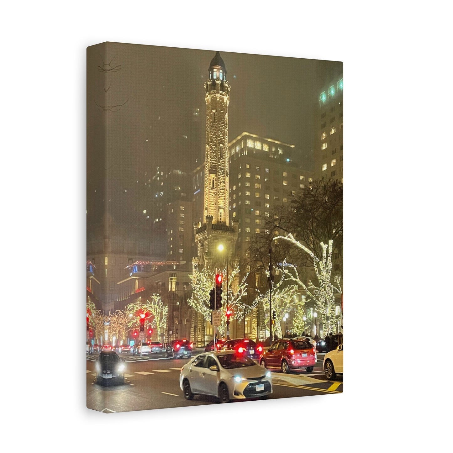 City Lights Wall Art - Water Tower