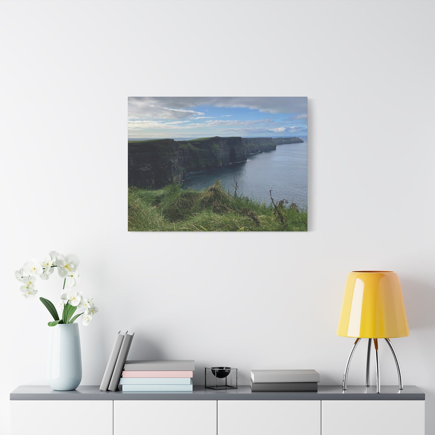 Coastal Cliffs Matte Canvas Wall Art - Tranquil Nature Decor