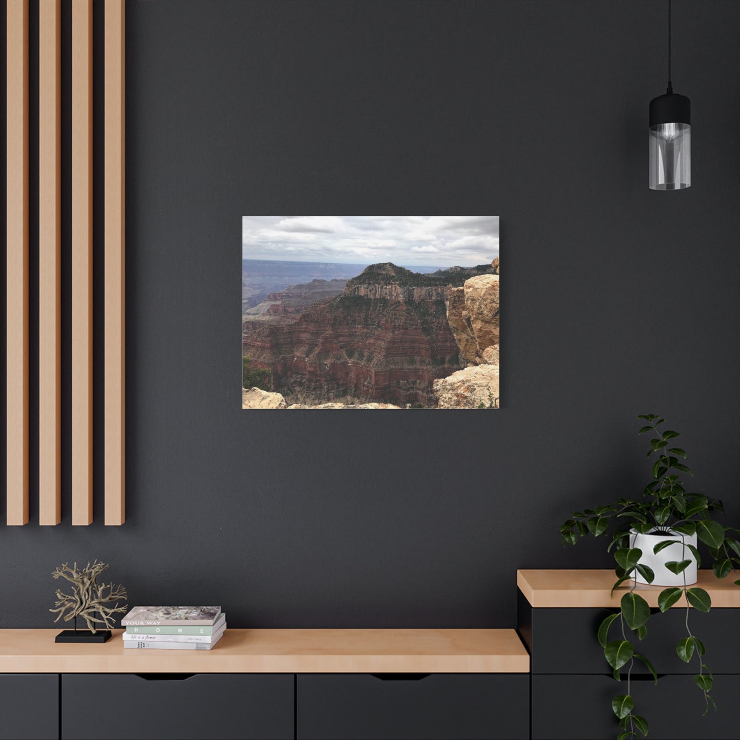 Scenic Grand Canyon Canvas Wall Art – Rustic Home Decor for Nature Lovers