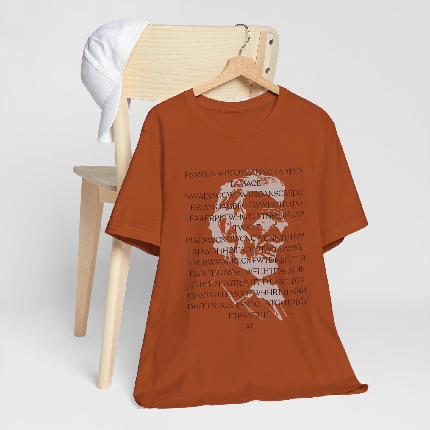 Lincoln's Gettysburg Address Unisex Jersey Short Sleeve Tee with Text Design