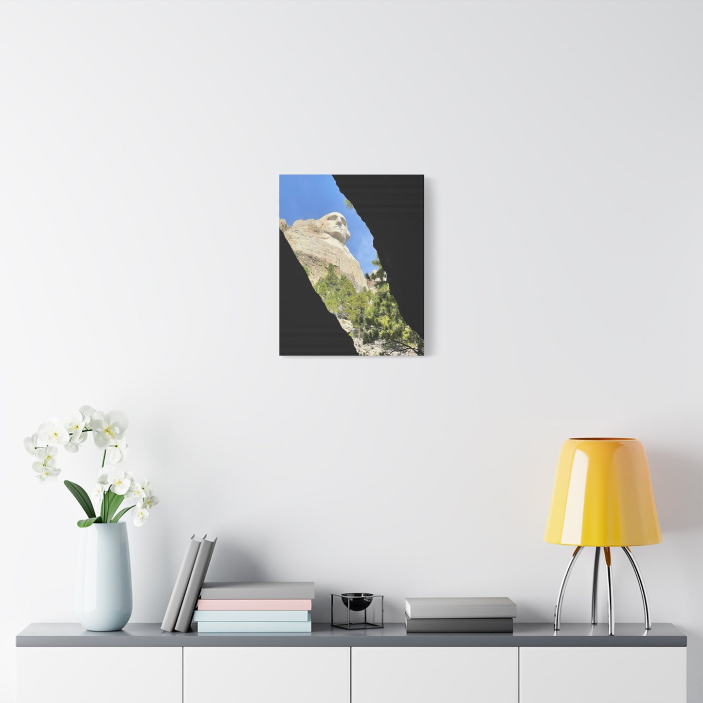 Mount Rushmore Matte Canvas Wall Art - Nature & History Decor