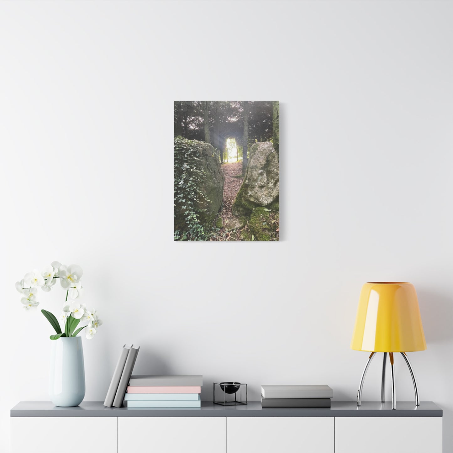 Serene Nature Wall Art Canvas – Tranquil Forest Scene for Home Decor