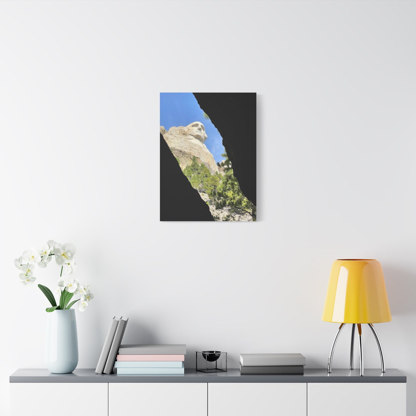 Mount Rushmore Matte Canvas Wall Art - Nature & History Decor