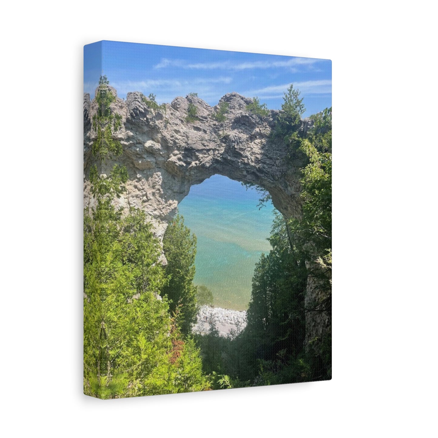 Scenic Nature Canvas - Arch Rock Artwork