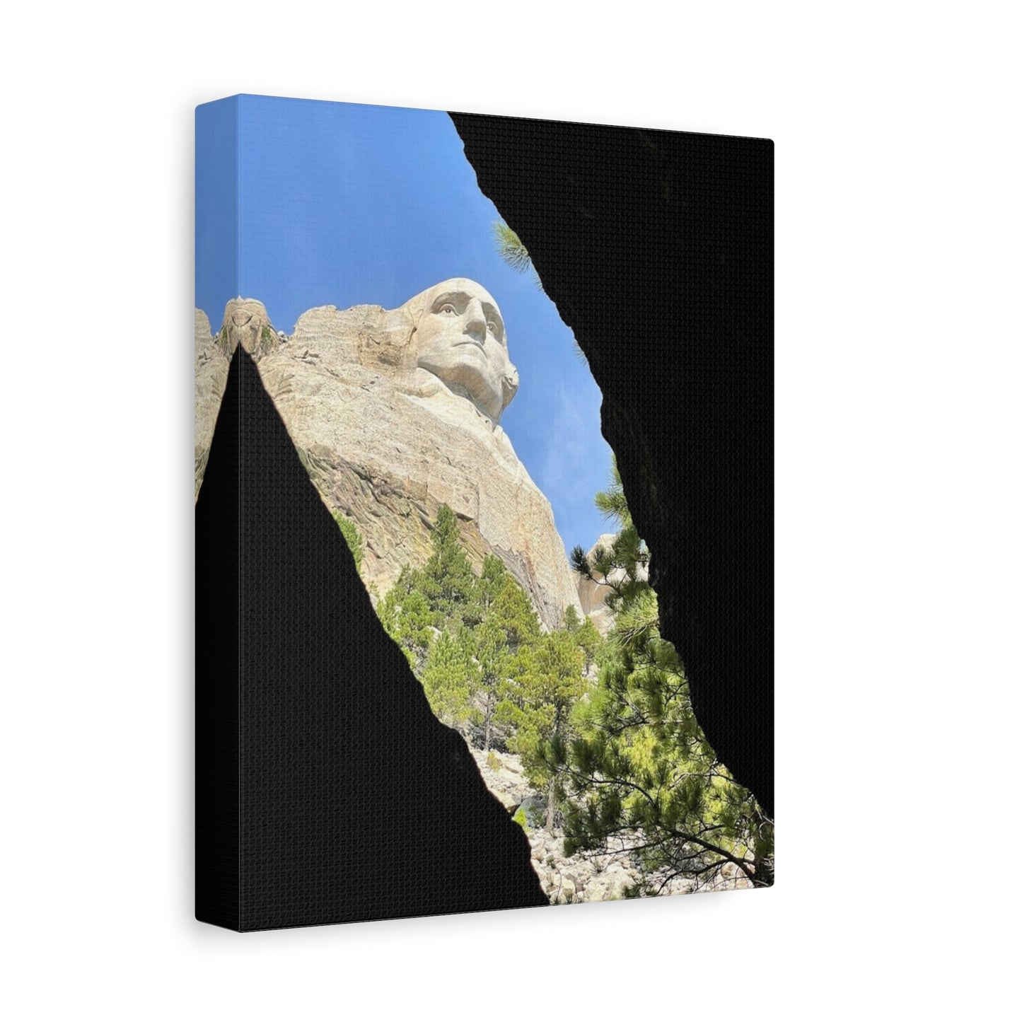 Mount Rushmore Matte Canvas Wall Art - Nature & History Decor