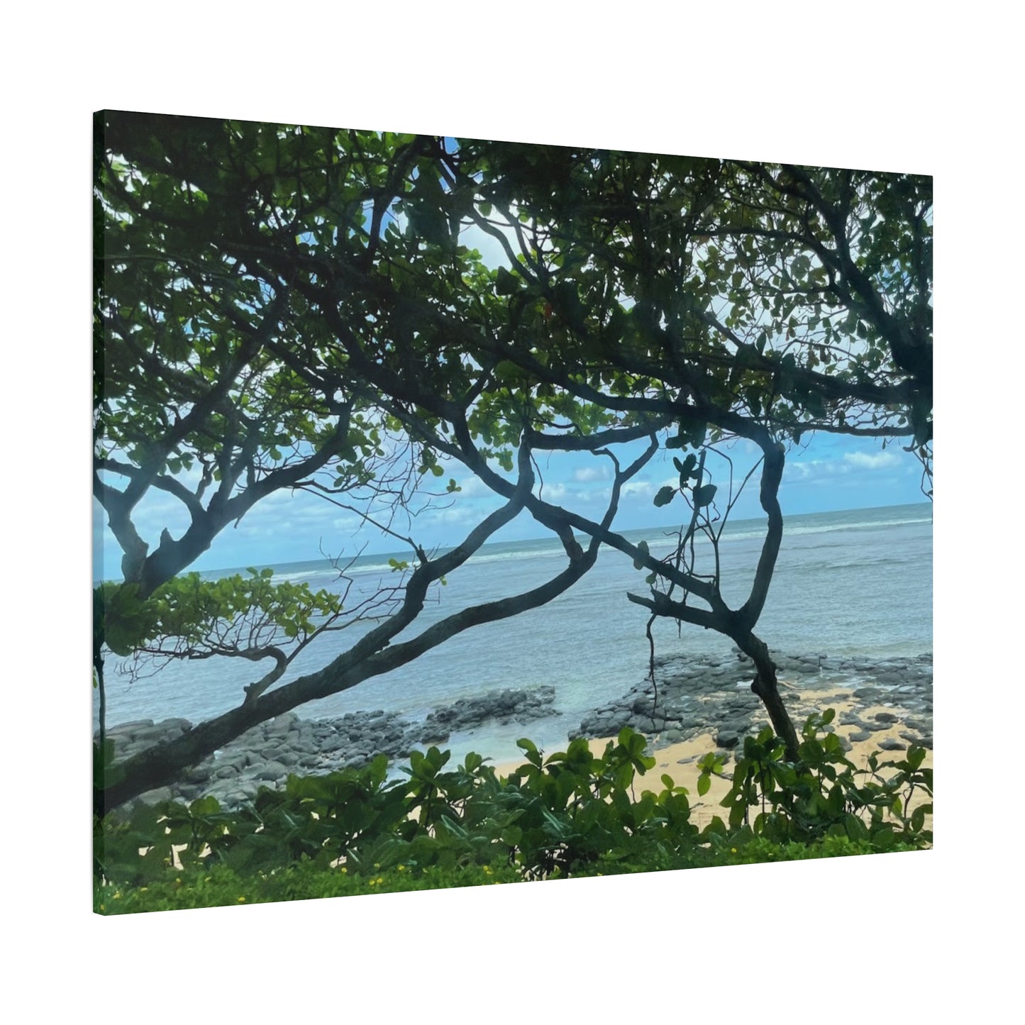 Serene Coastal Canvas Art Print - 1.25" Stretched Wall Décor