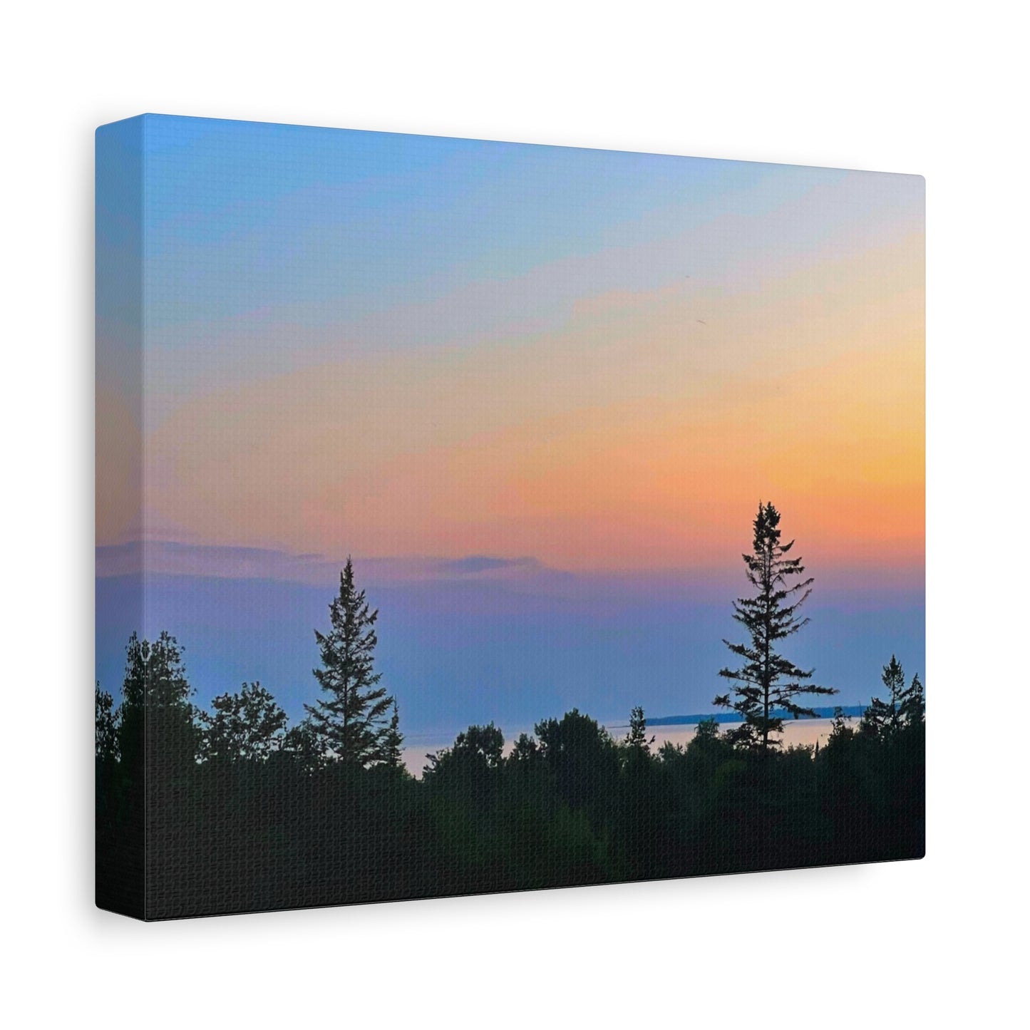 Serene Landscape Canvas Wall Art - Stretched Matte 1.25"