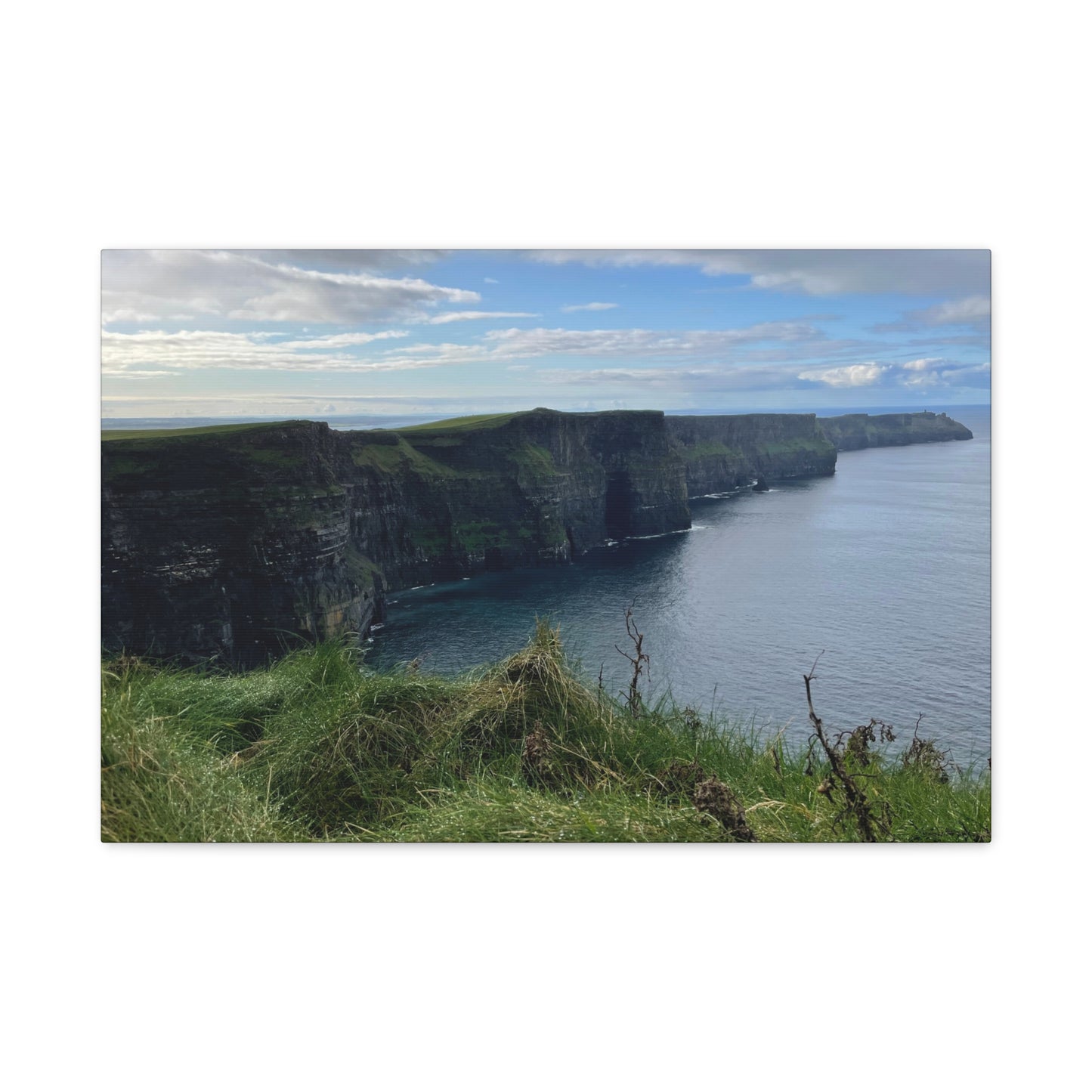 Coastal Cliffs Matte Canvas Wall Art - Tranquil Nature Decor