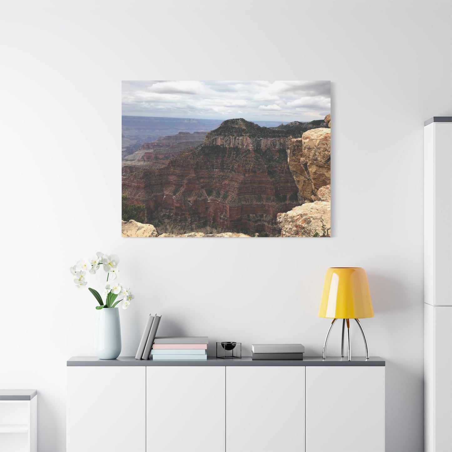 Scenic Grand Canyon Canvas Wall Art – Rustic Home Decor for Nature Lovers
