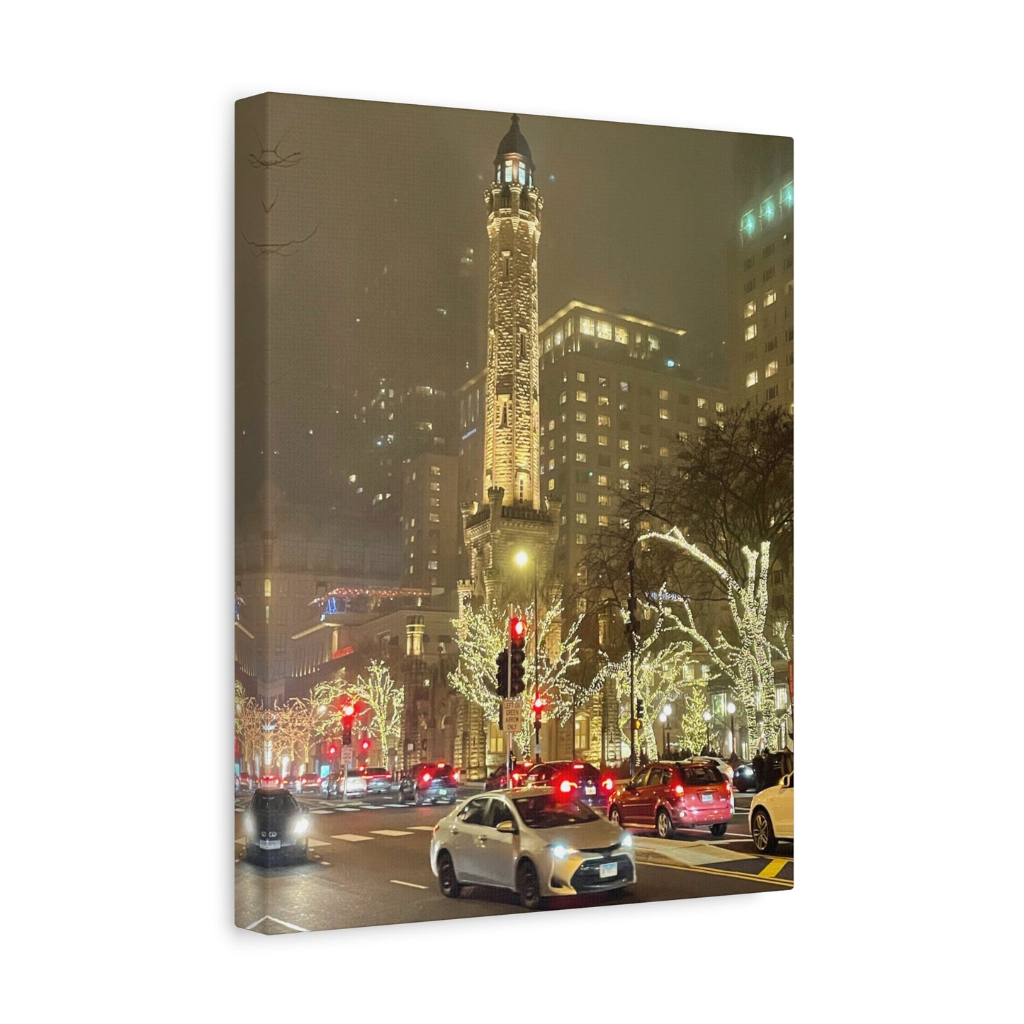 City Lights Wall Art - Water Tower