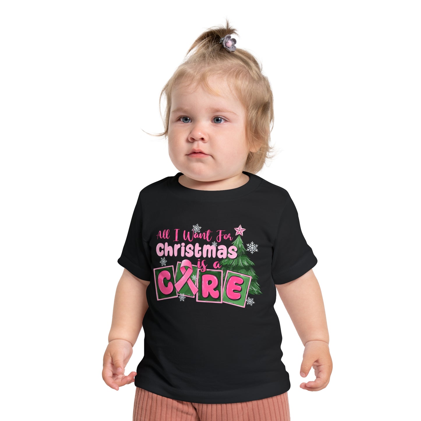 Breast Cancer Cure Baby Short Sleeve T-Shirt