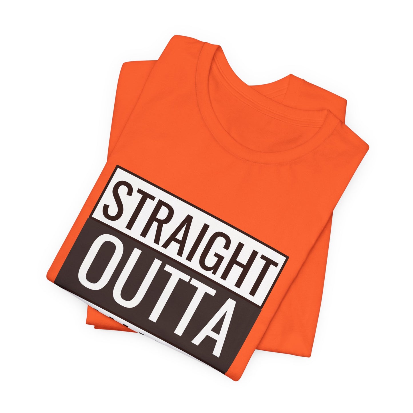 Straight Outta Shape Unisex Tee - Funny Workout T-Shirt for Fitness Enthusiasts