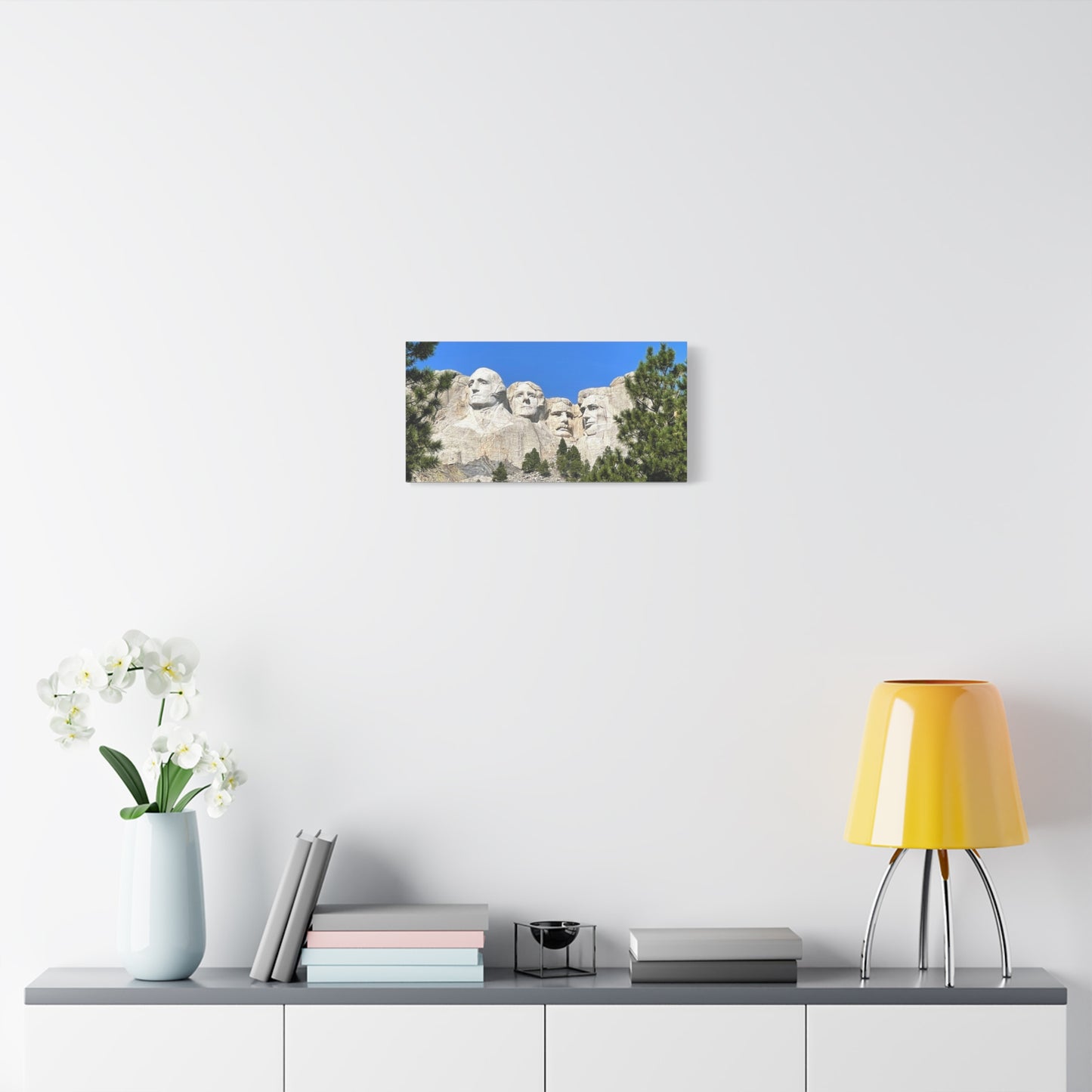 Rustic Mount Rushmore Canvas Art - Stretched Wall Decor