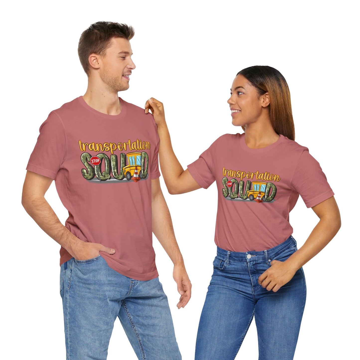 Funny Transportation Squad Unisex Jersey Tee