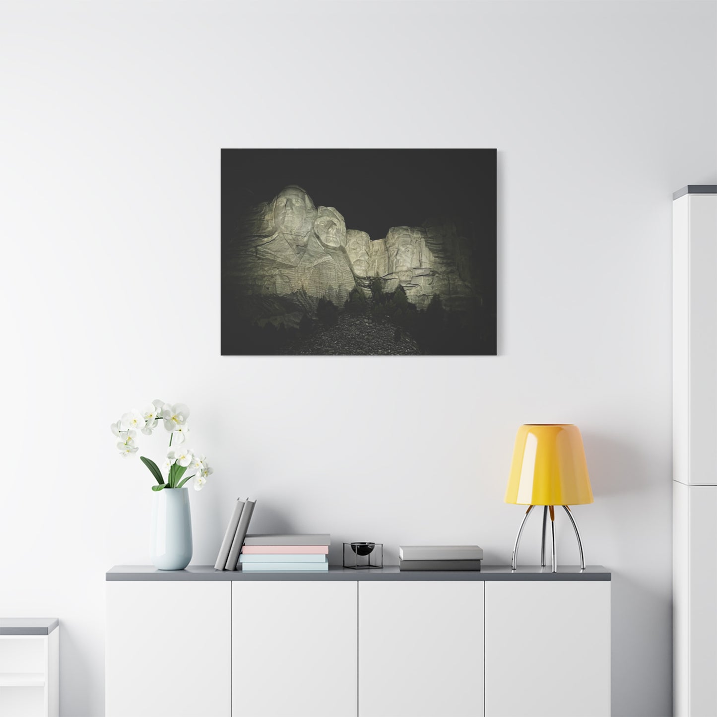 Mount Rushmore Matte Canvas Wall Art - Stretched, 1.25"
