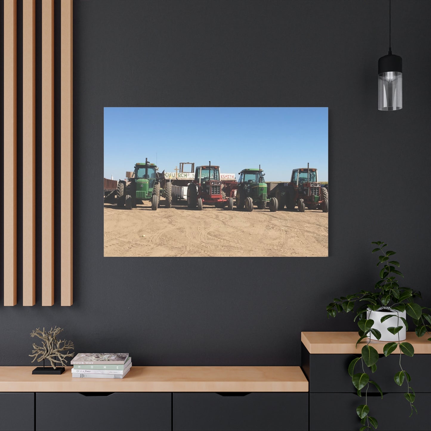 Farming Tractors Canvas Art - Stretched Matte Wall Decor