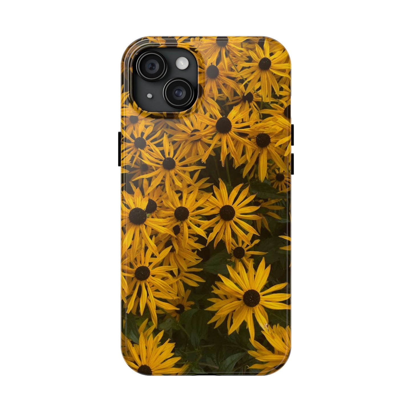 Vibrant Floral Tough Phone Case – Durable Protection with a Sunny Yellow Flower Design