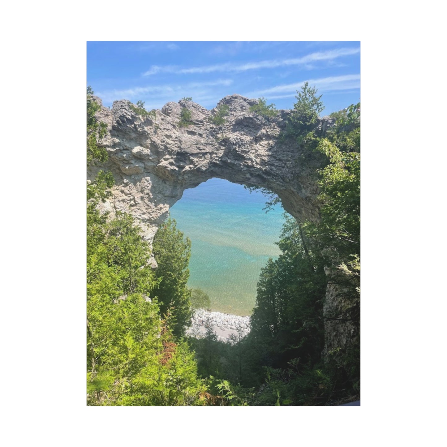 Scenic Nature Canvas - Arch Rock Artwork