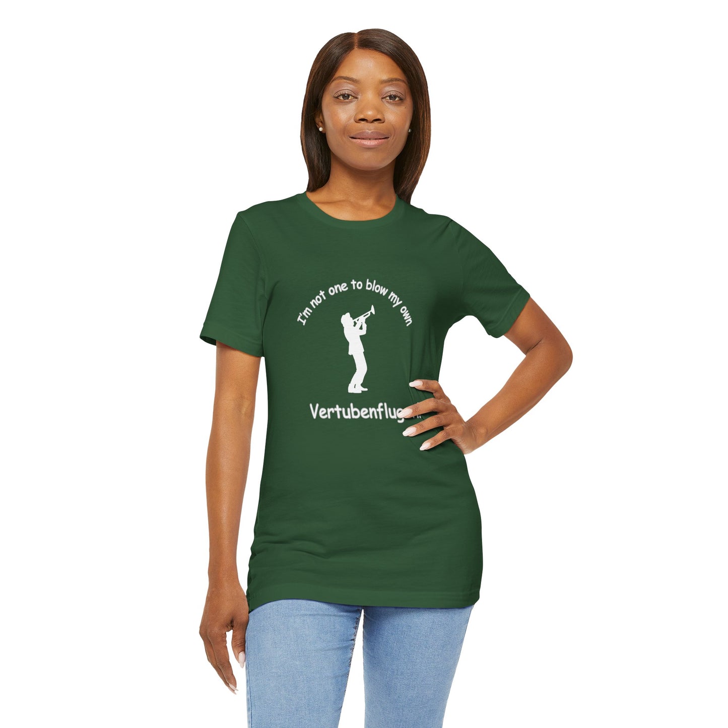 Funny Musician Unisex Jersey Short Sleeve Tee - "I'm Not One To Blow My Own Vertubenflugen!" Golden Girls Rose St. Olaf