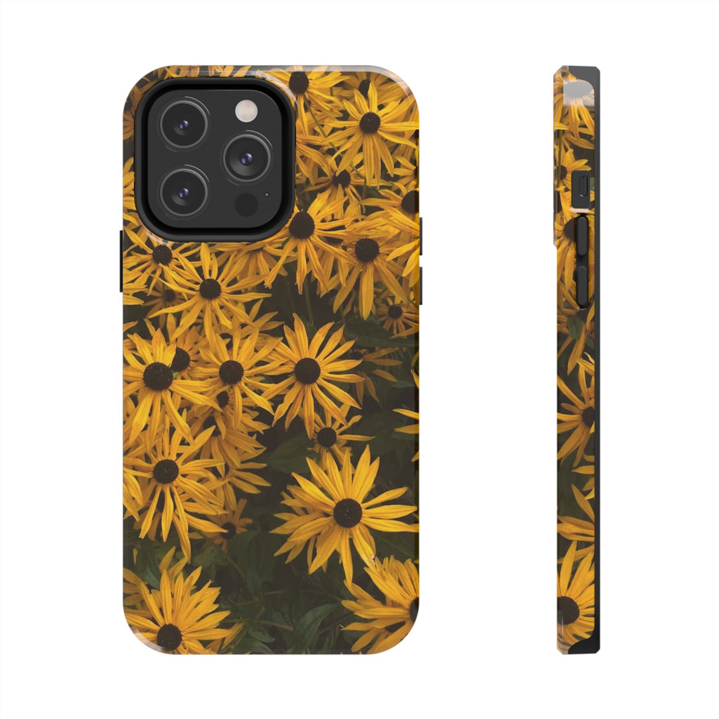 Vibrant Floral Tough Phone Case – Durable Protection with a Sunny Yellow Flower Design