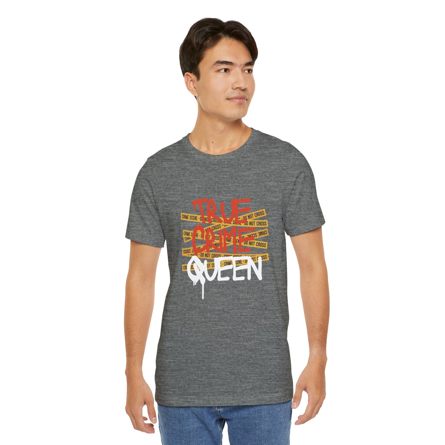 True Crime Queen Unisex Jersey Tee - Perfect for Crime Lovers and True Crime Events