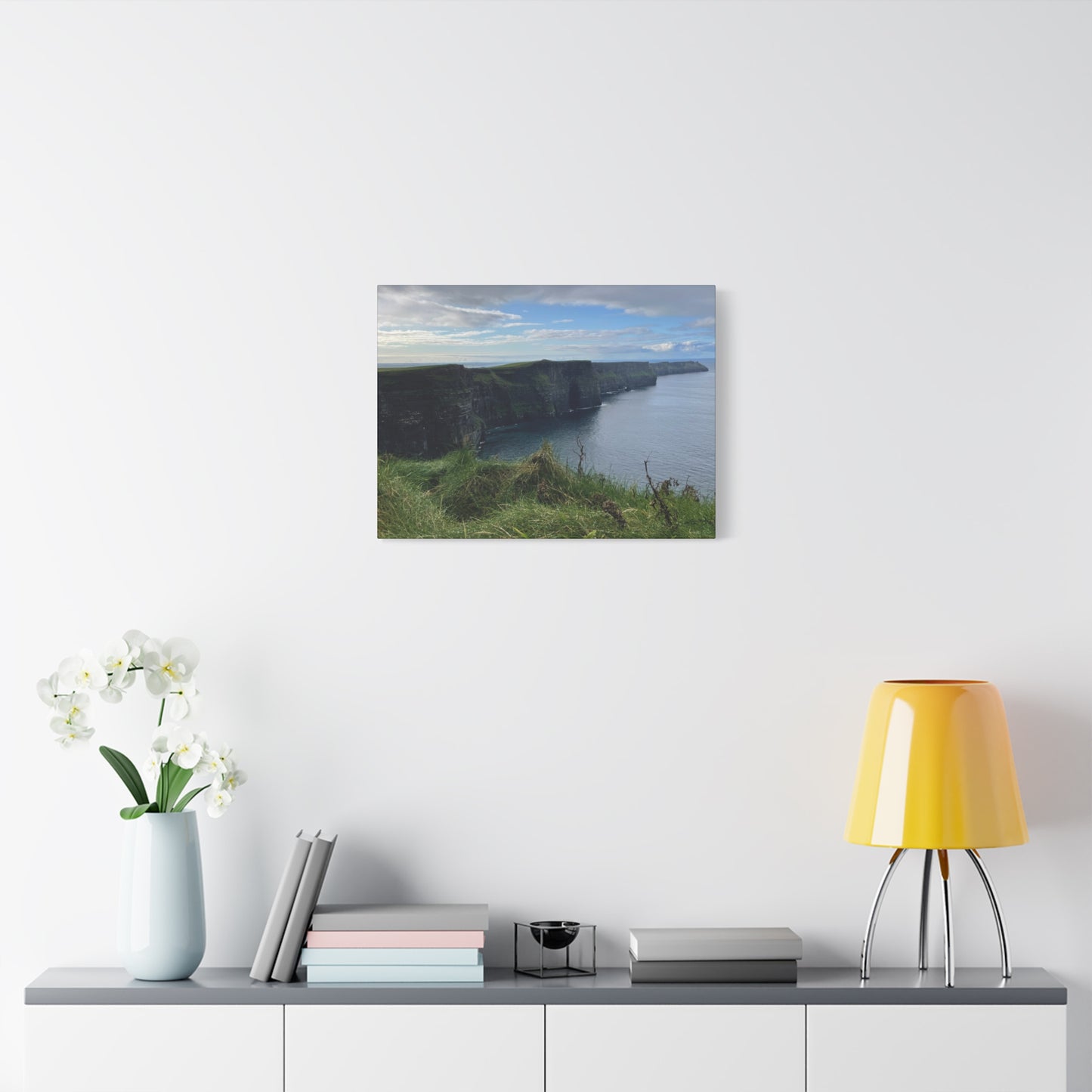 Coastal Cliffs Matte Canvas Wall Art - Tranquil Nature Decor