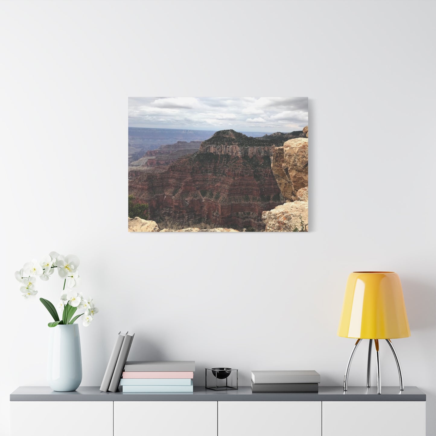 Scenic Grand Canyon Canvas Wall Art – Rustic Home Decor for Nature Lovers