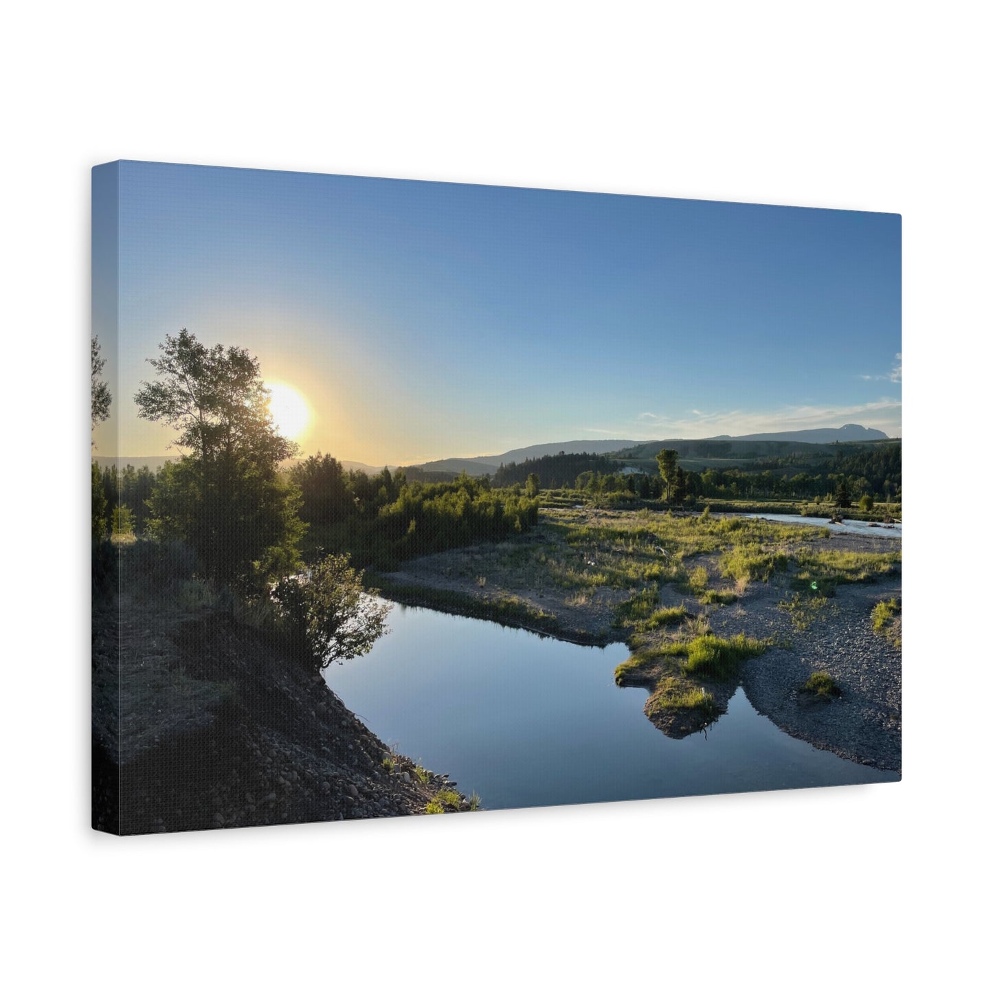 Serene Landscape Matte Canvas Wall Art