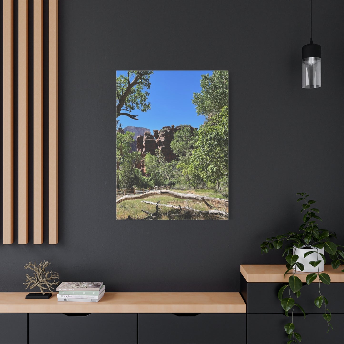 Stretched Canvas Art - Scenic Nature Landscape