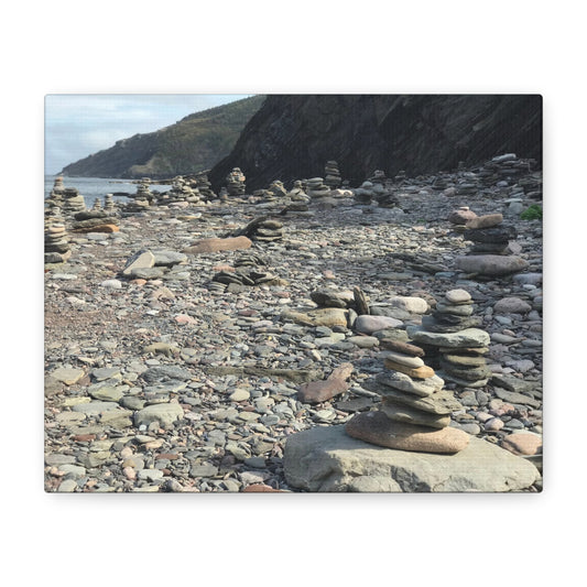 Peaceful Rock Stack Art Canvas - Nature-Inspired Wall Decor