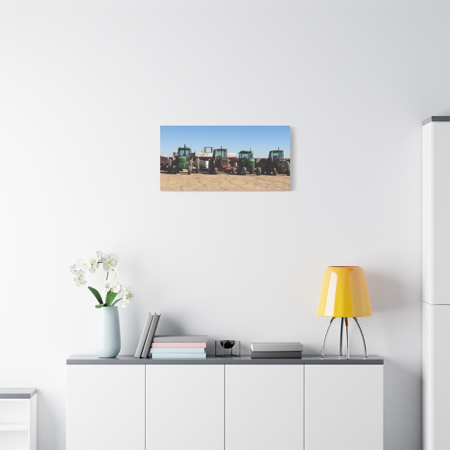 Farming Tractors Canvas Art - Stretched Matte Wall Decor
