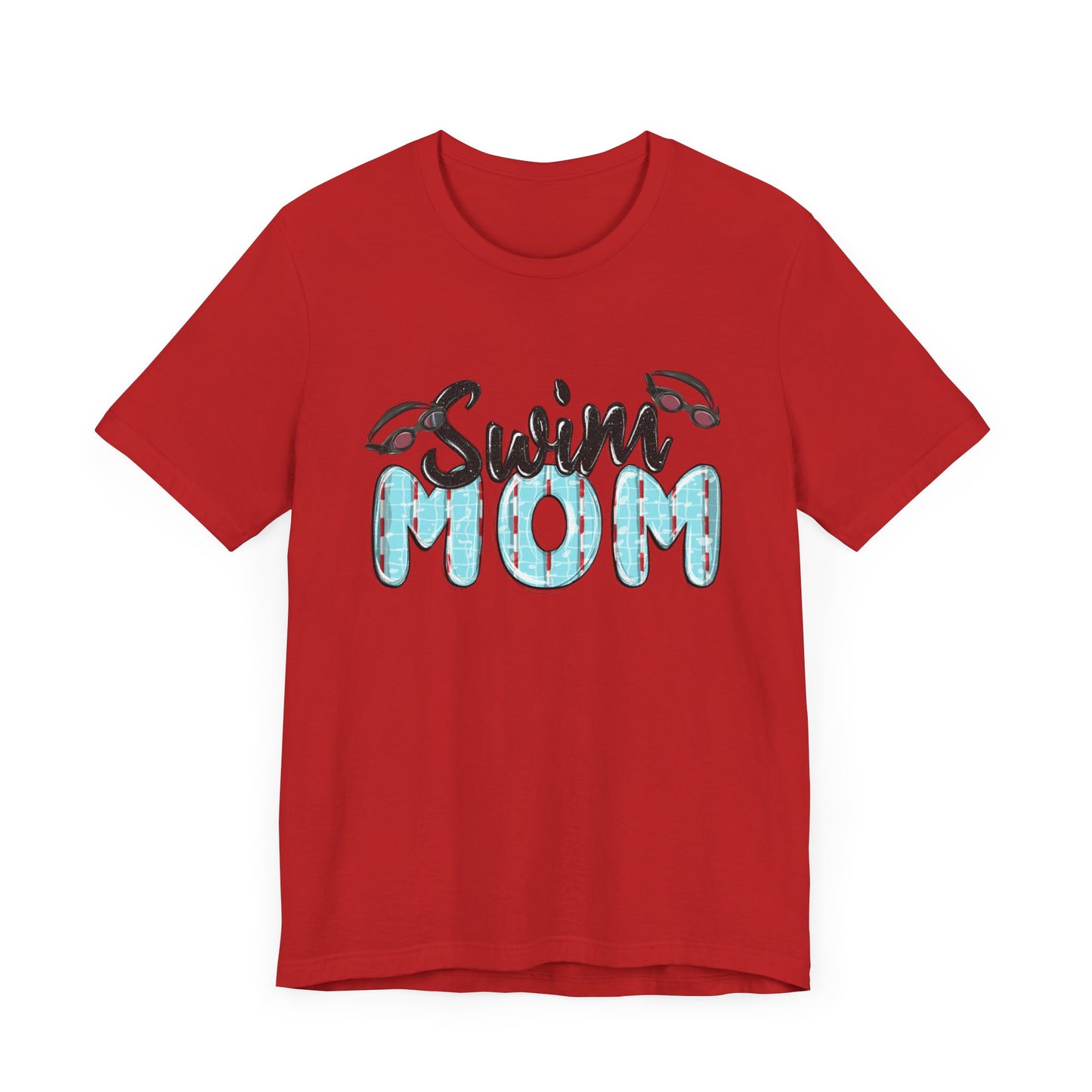 Swim Mom Unisex Jersey Tee - Perfect Gift for Aquatic Enthusiasts