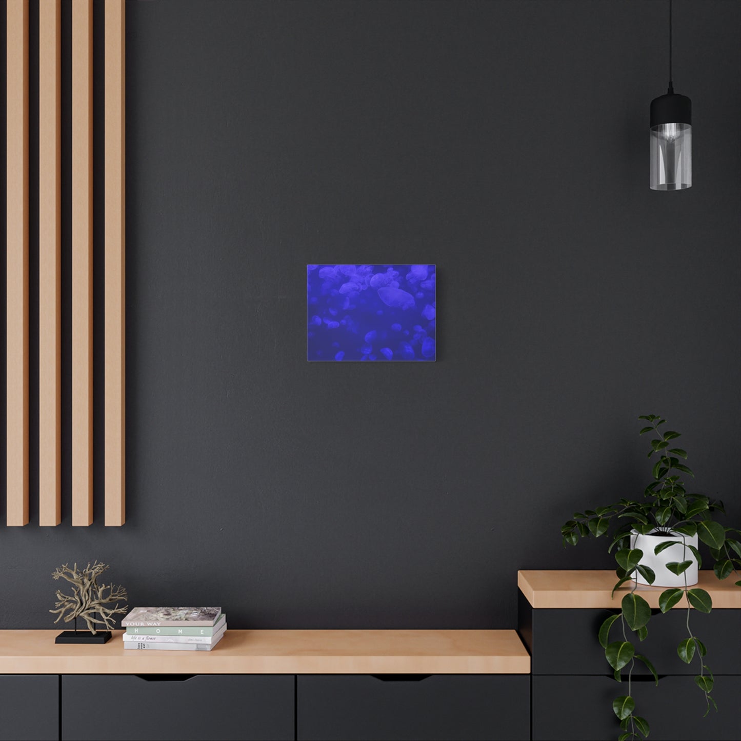 Jellyfish Watercolor Canvas Art - Ocean Theme Wall Decor