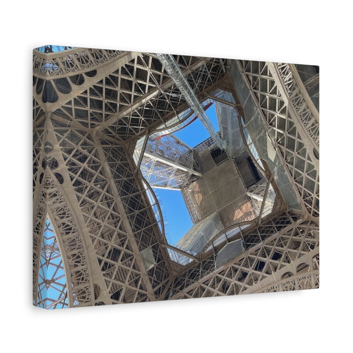 Eiffel Tower Canvas Art Print - Unique Architectural Home Decor