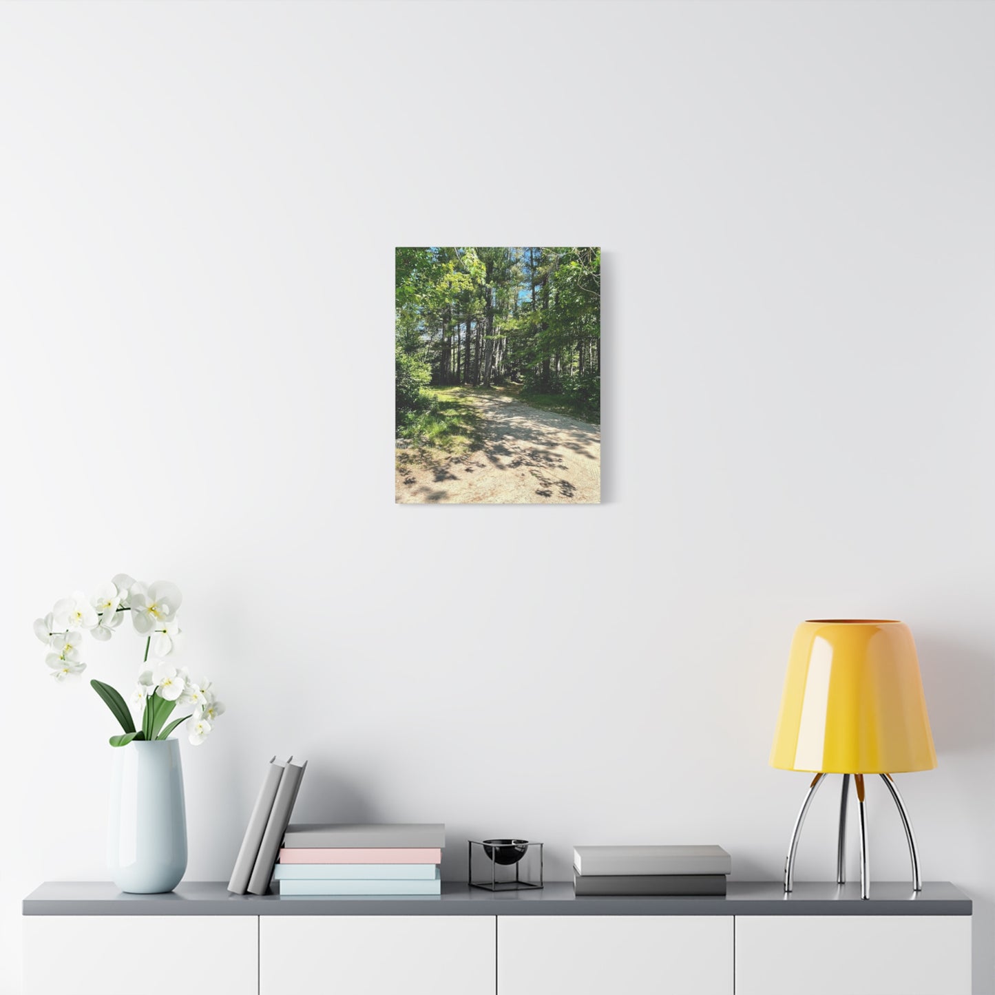 Serene Forest Path Canvas Wall Art - Tranquil Nature Decor for Home