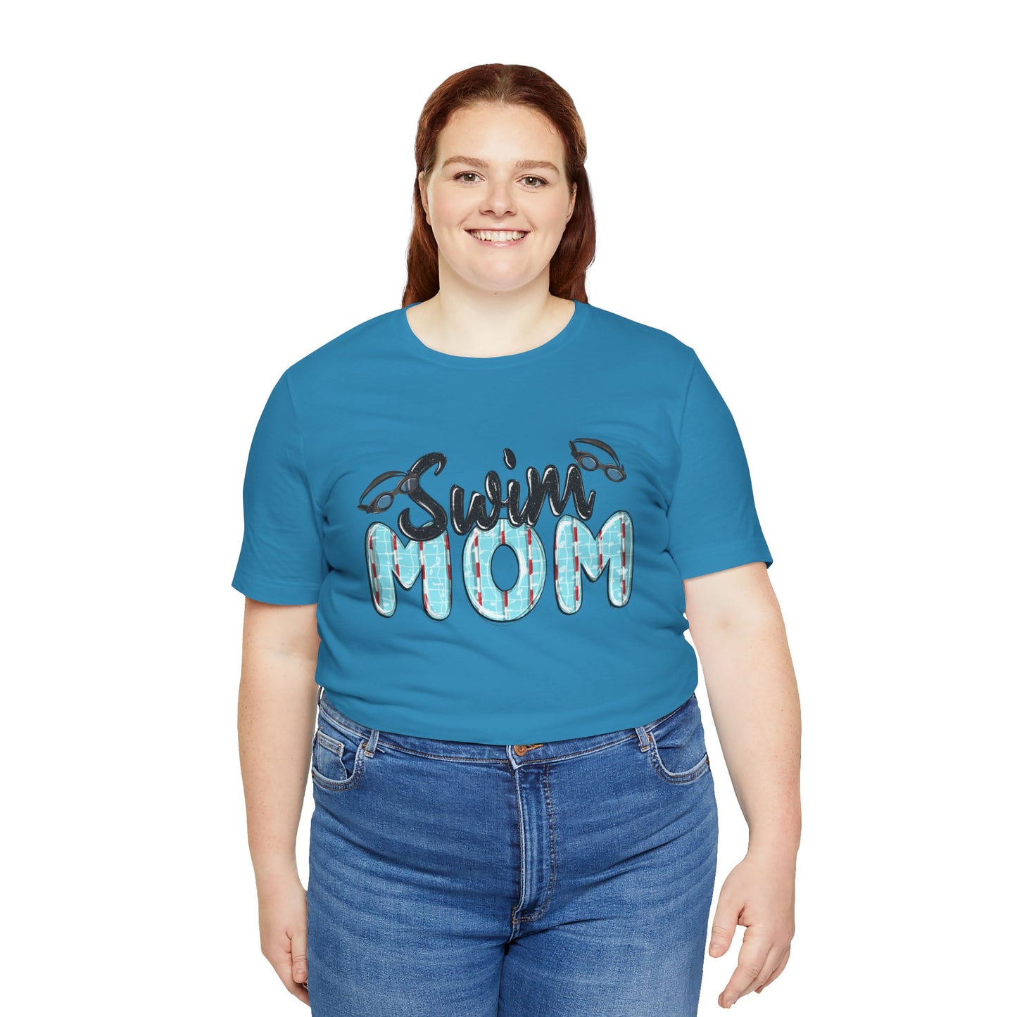 Swim Mom Unisex Jersey Tee - Perfect Gift for Aquatic Enthusiasts