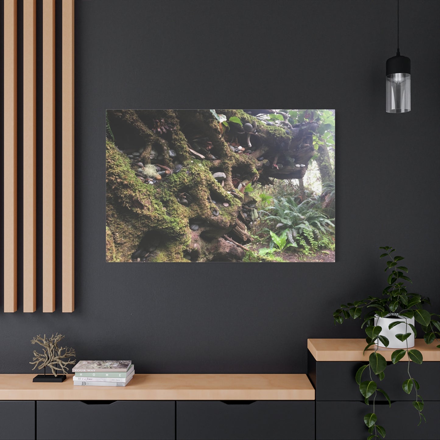 Nature-Inspired Stretched Canvas Art: Enchanted Forest Vibes