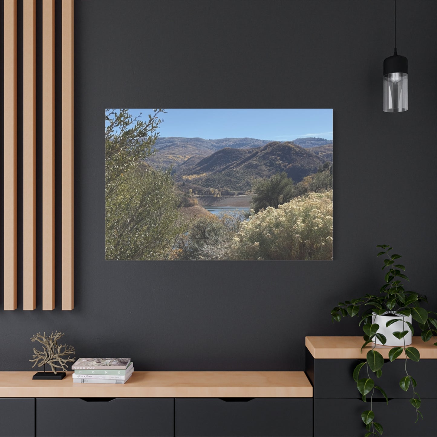 Serene Landscape Canvas Wall Art - Tranquil Nature Scene for Home Decor