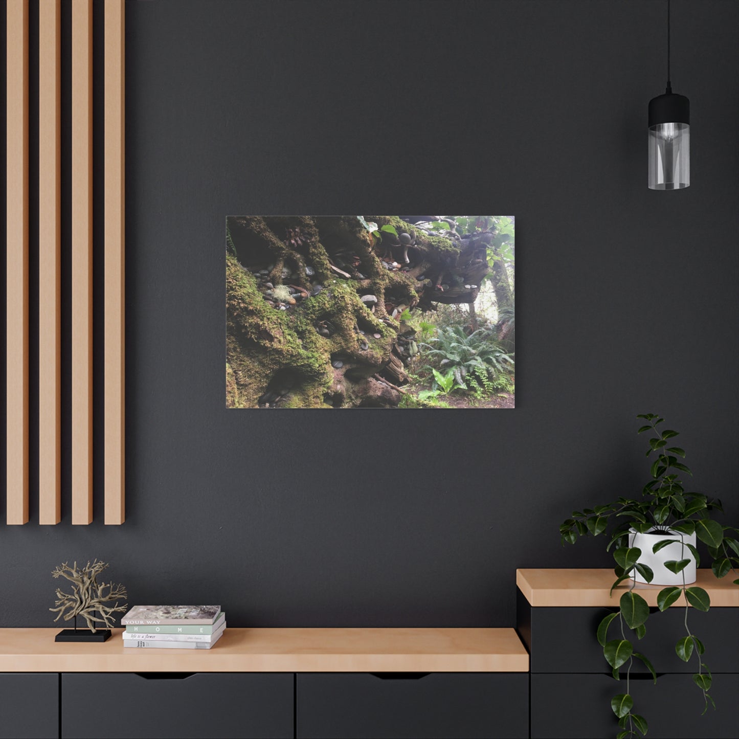 Nature-Inspired Stretched Canvas Art: Enchanted Forest Vibes