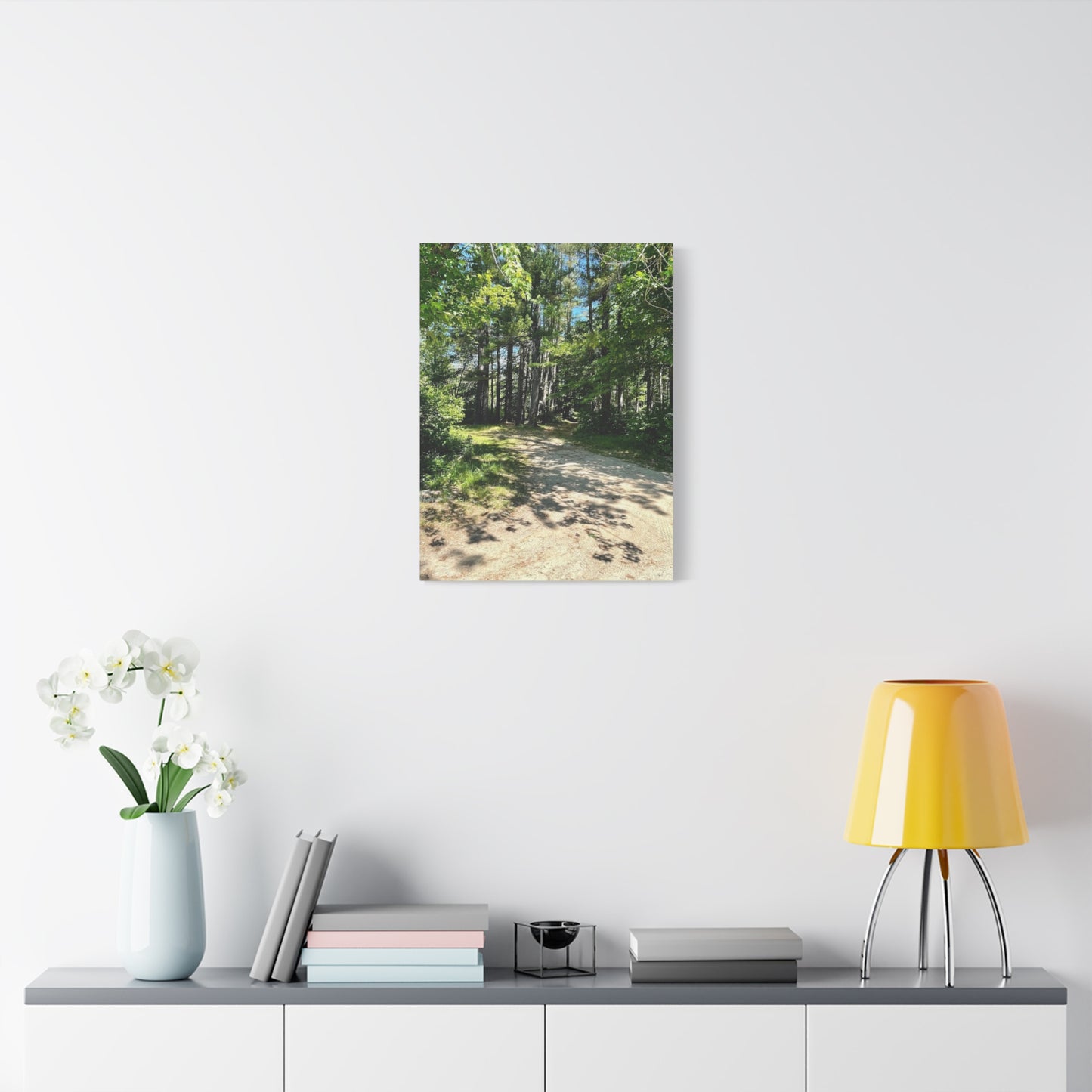 Serene Forest Path Canvas Wall Art - Tranquil Nature Decor for Home