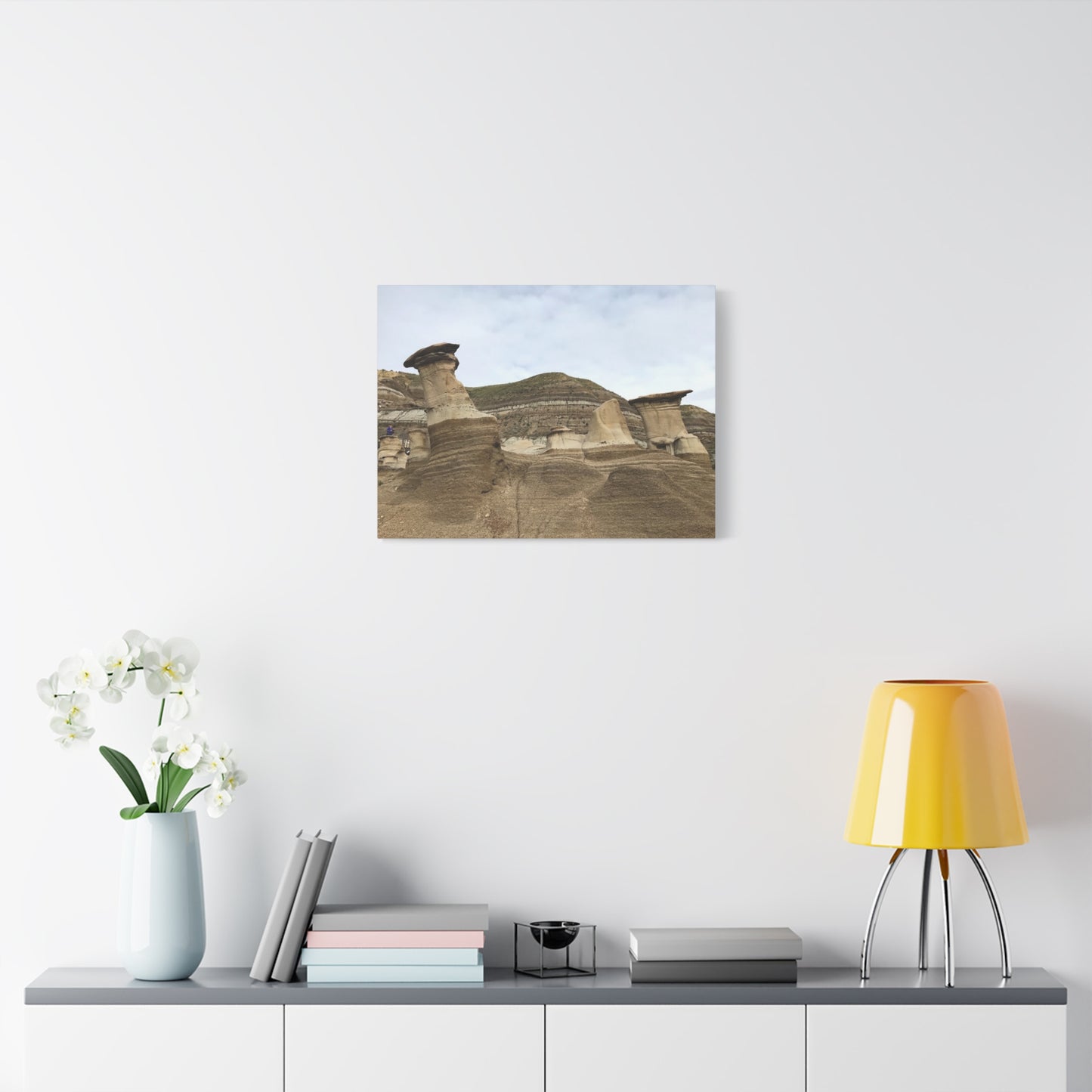 Elegant Landscape Canvas Art - Unique Rock Formations for Nature Lovers