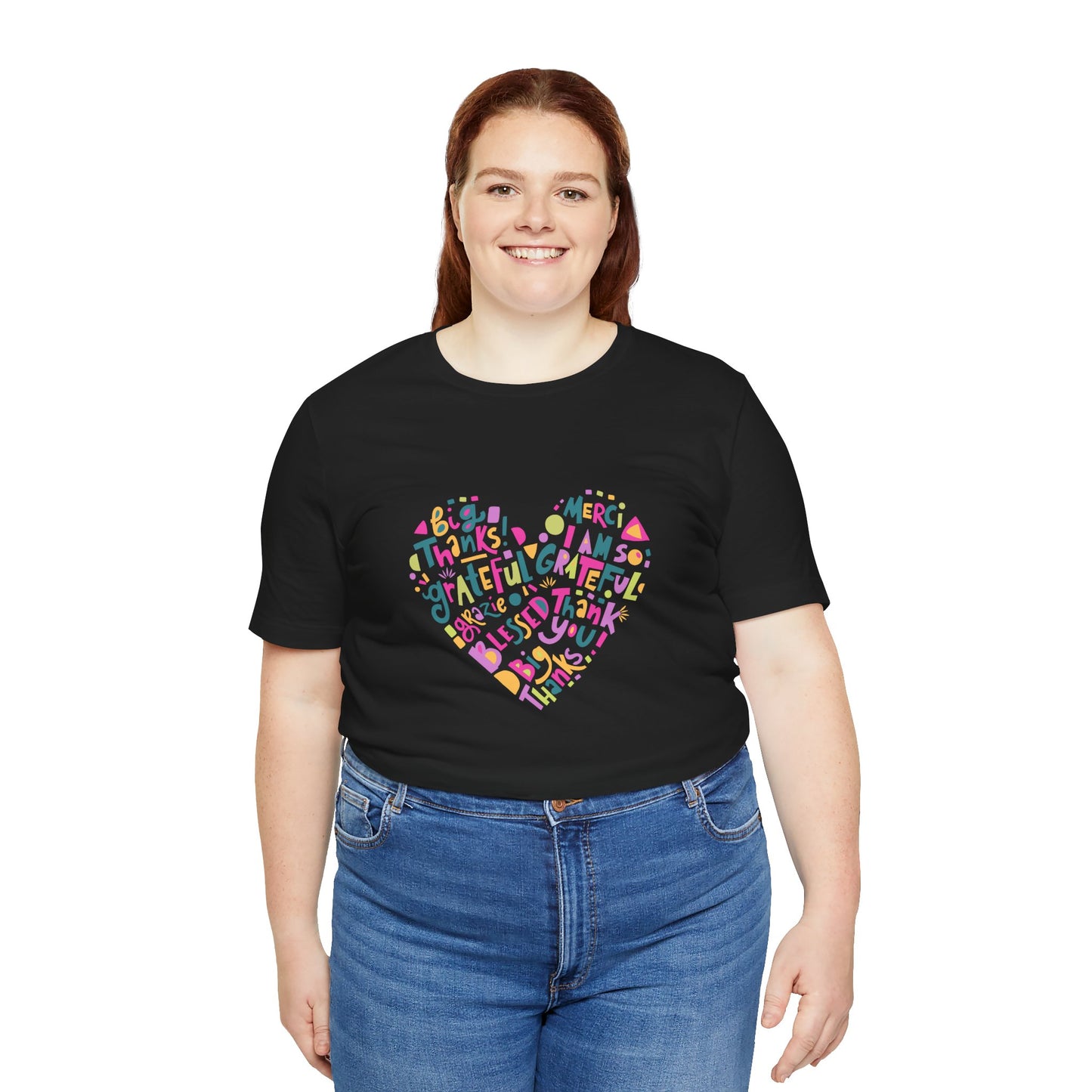 Grateful Heart Unisex Jersey Tee - Positive Vibes Apparel