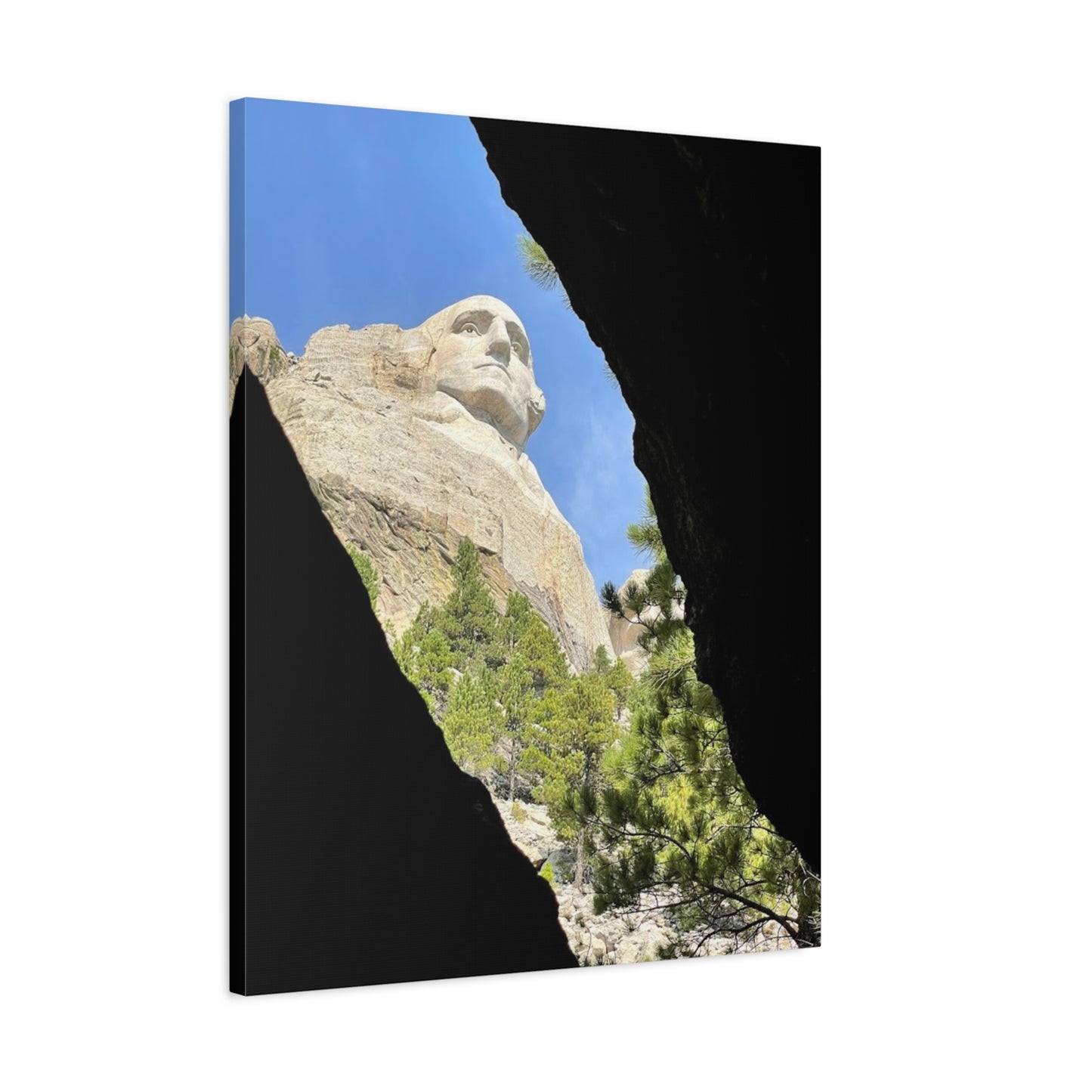 Mount Rushmore Matte Canvas Wall Art - Nature & History Decor