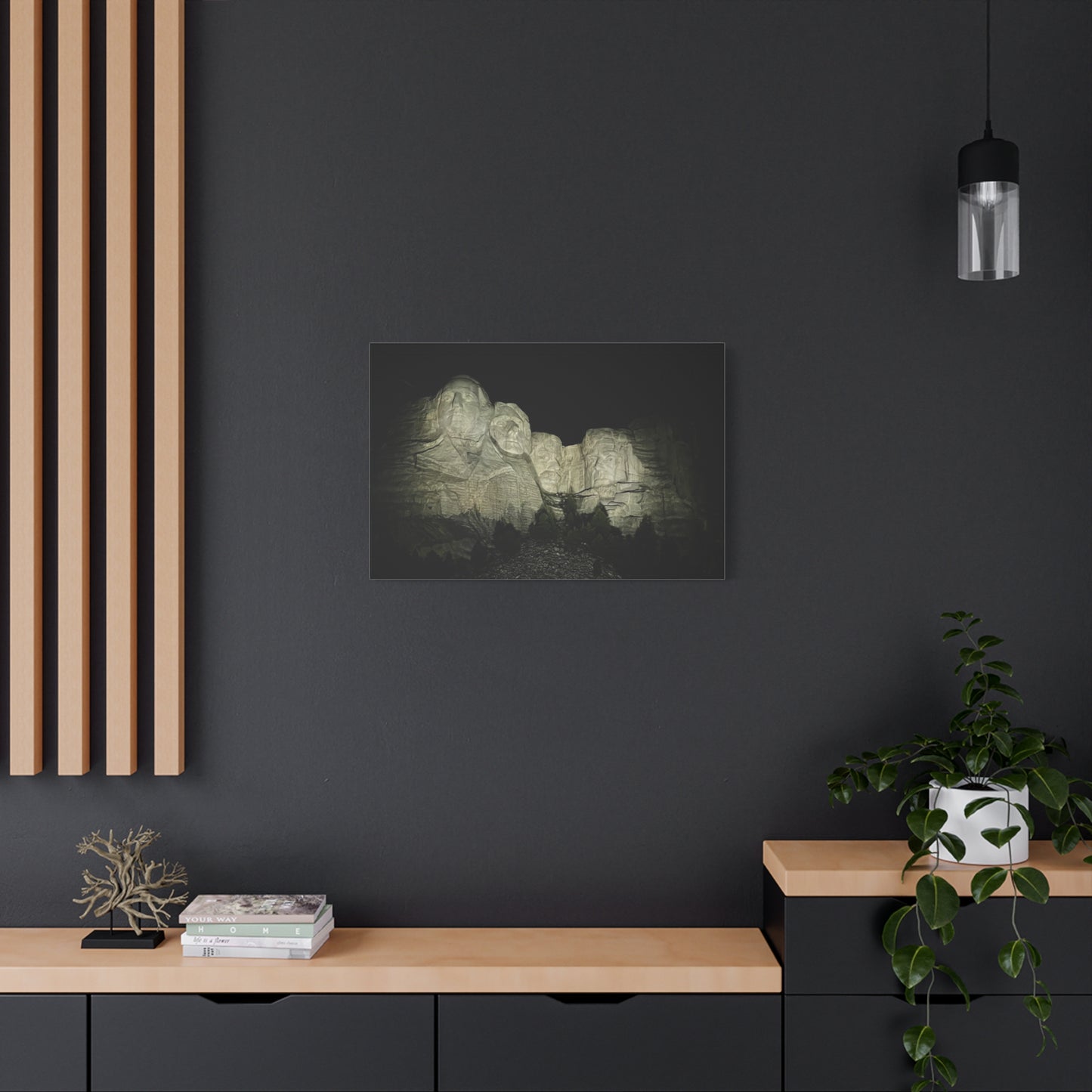 Mount Rushmore Matte Canvas Wall Art - Stretched, 1.25"