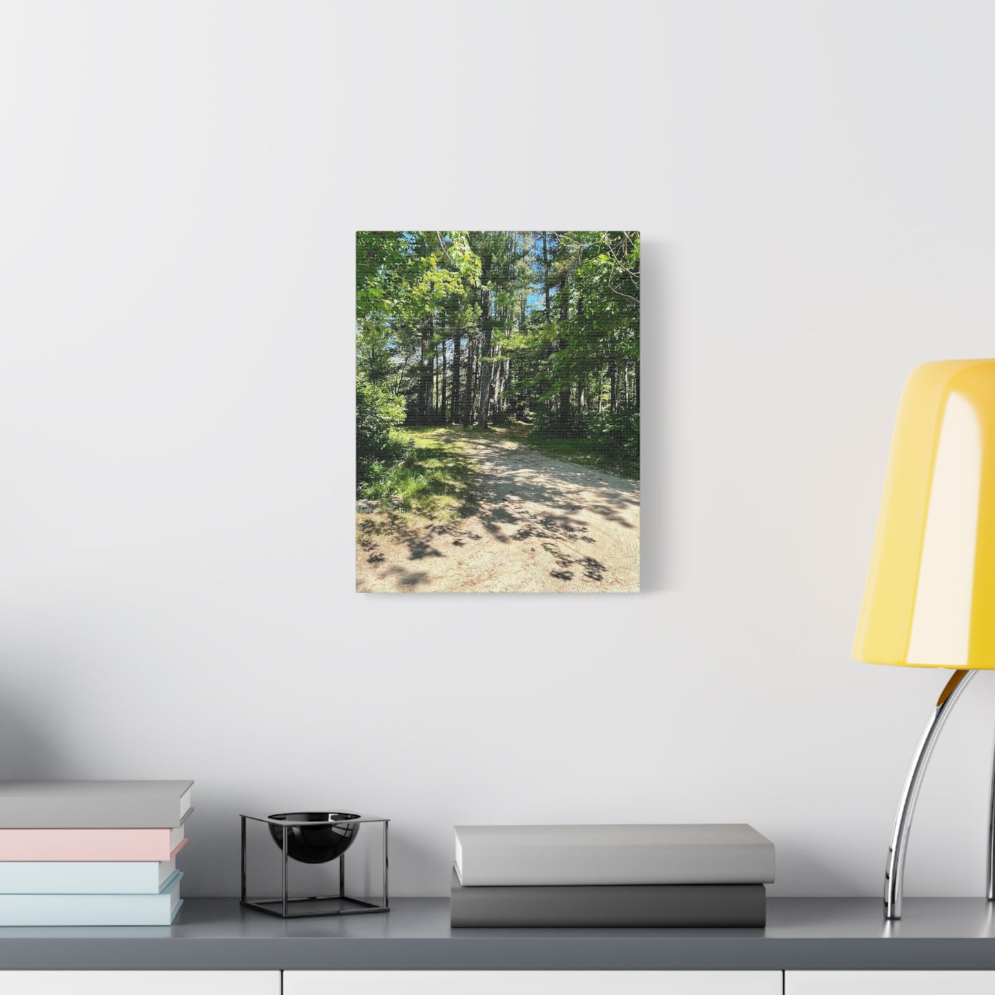 Serene Forest Path Canvas Wall Art - Tranquil Nature Decor for Home