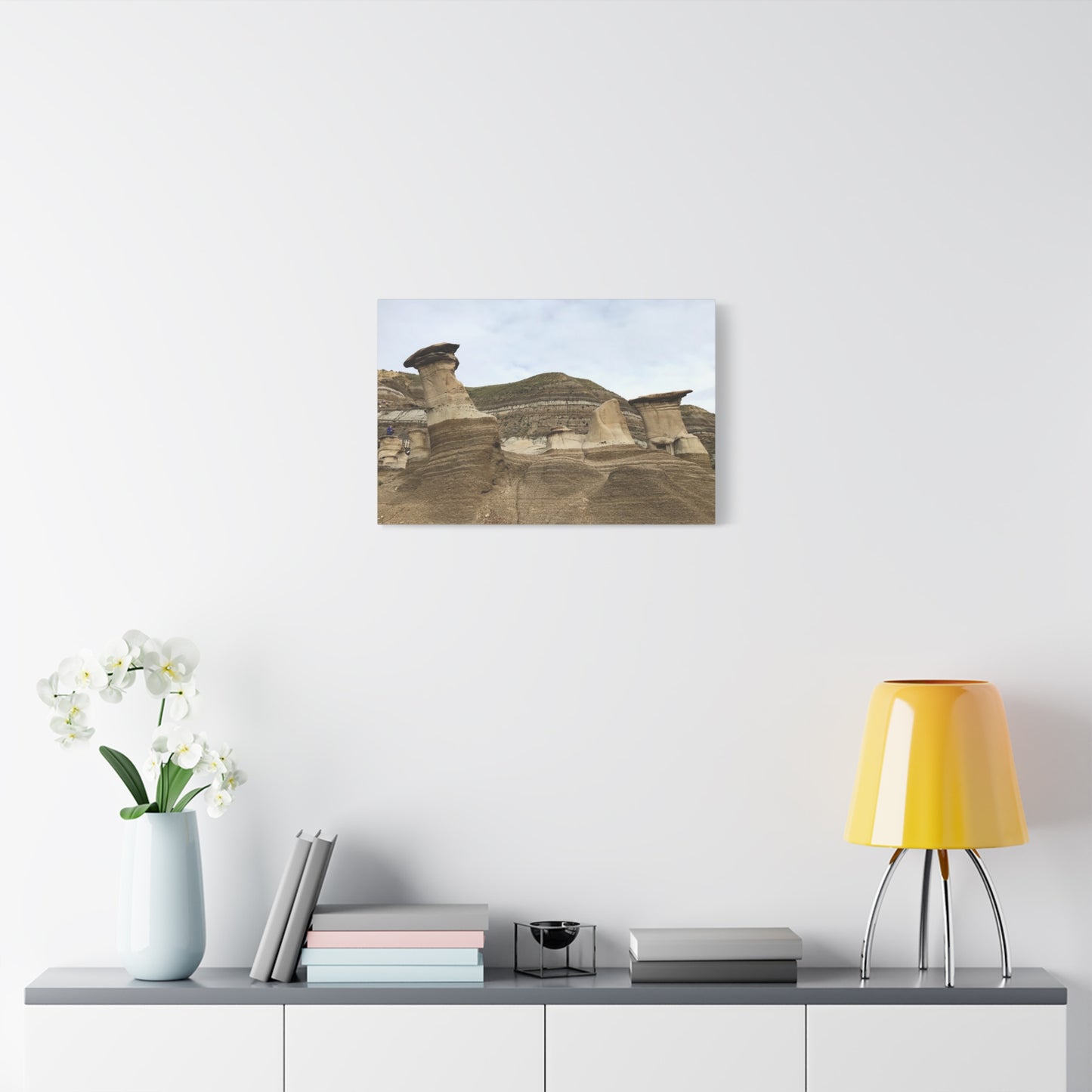 Elegant Landscape Canvas Art - Unique Rock Formations for Nature Lovers