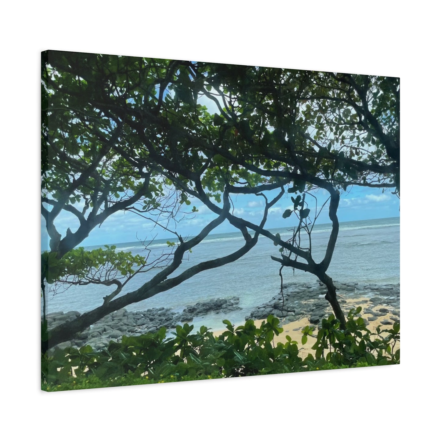 Serene Coastal Canvas Art Print - 1.25" Stretched Wall Décor