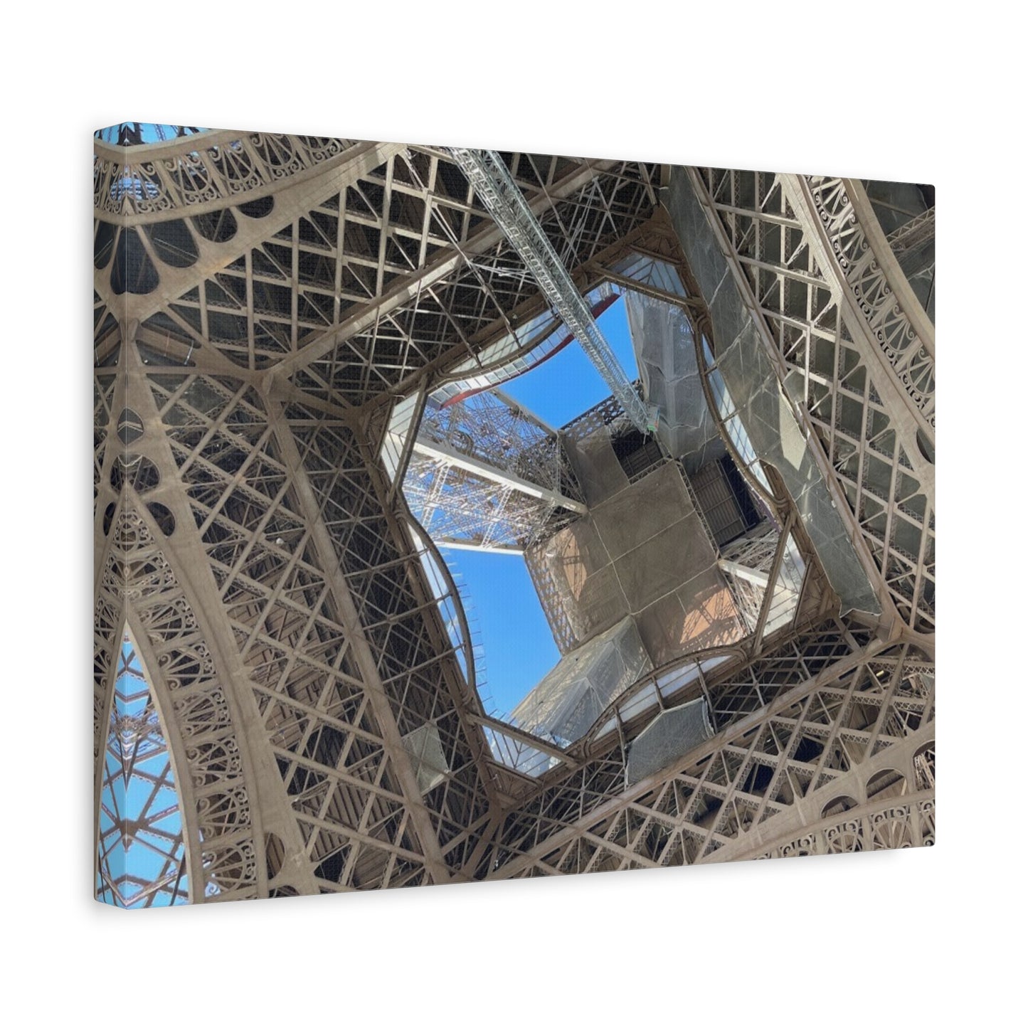 Eiffel Tower Canvas Art Print - Unique Architectural Home Decor