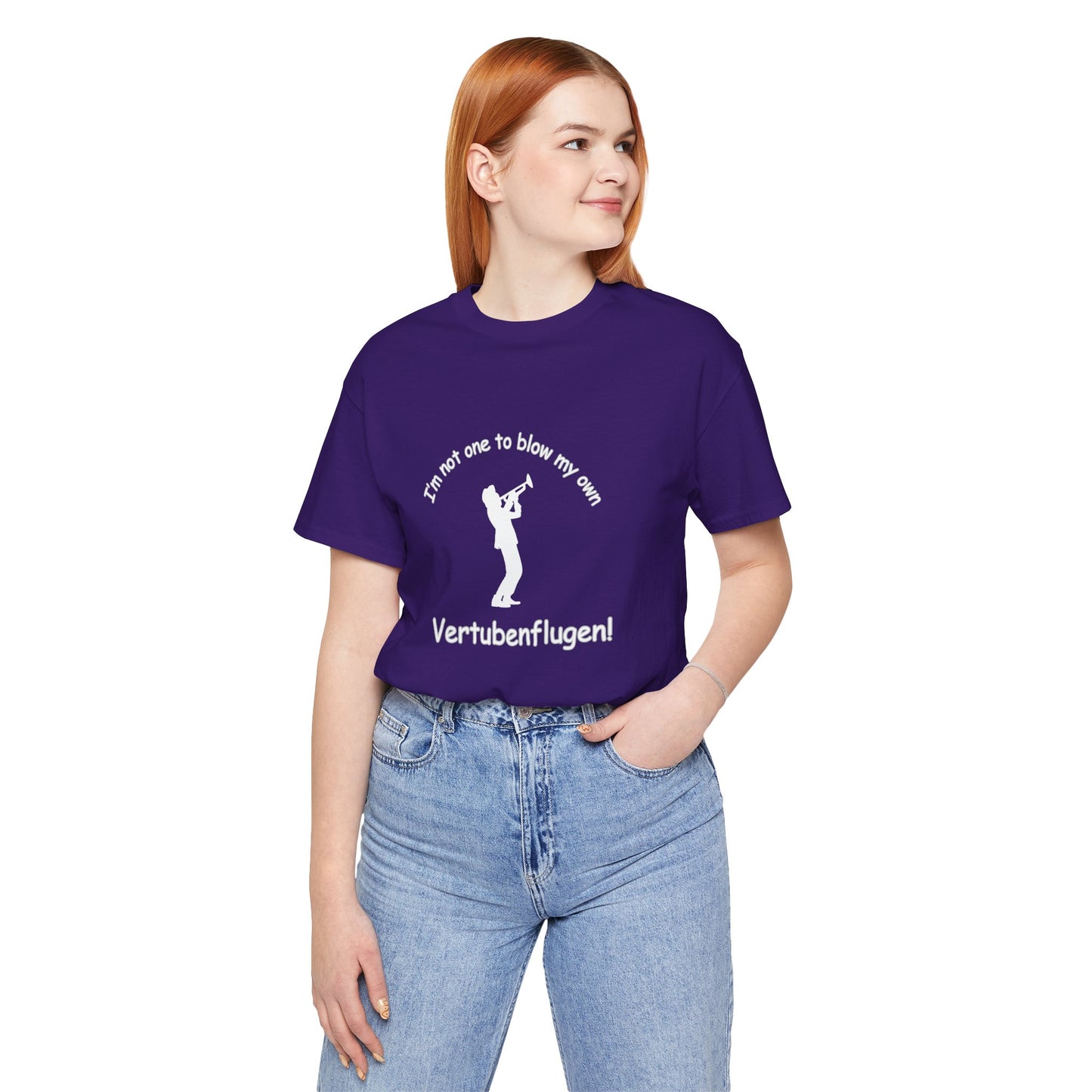 Funny Musician Unisex Jersey Short Sleeve Tee - "I'm Not One To Blow My Own Vertubenflugen!" Golden Girls Rose St. Olaf