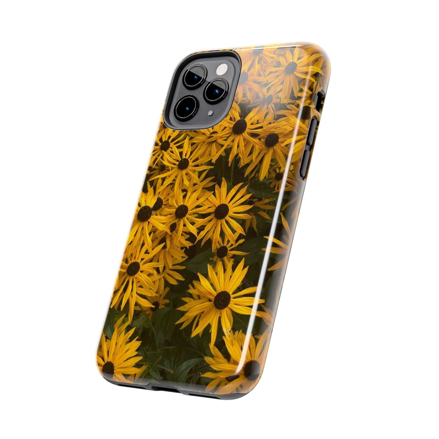Vibrant Floral Tough Phone Case – Durable Protection with a Sunny Yellow Flower Design
